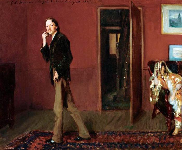 John Singer Sargent Robert Louis Stevenson and His Wife